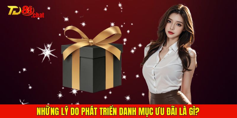 Những lý do phát triển danh mục ưu đãi là gì?