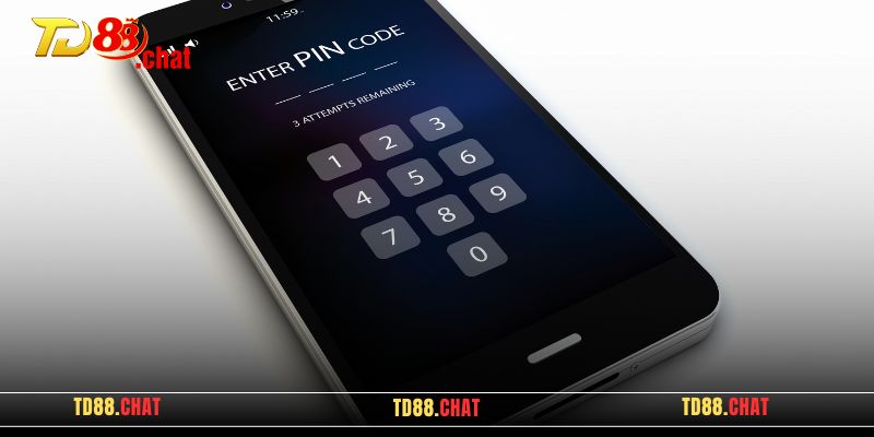 Tạo mã pin bảo mật giao dịch tại TD88